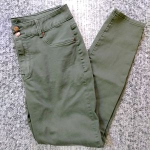Maurices Olive High-Rise Jeggings